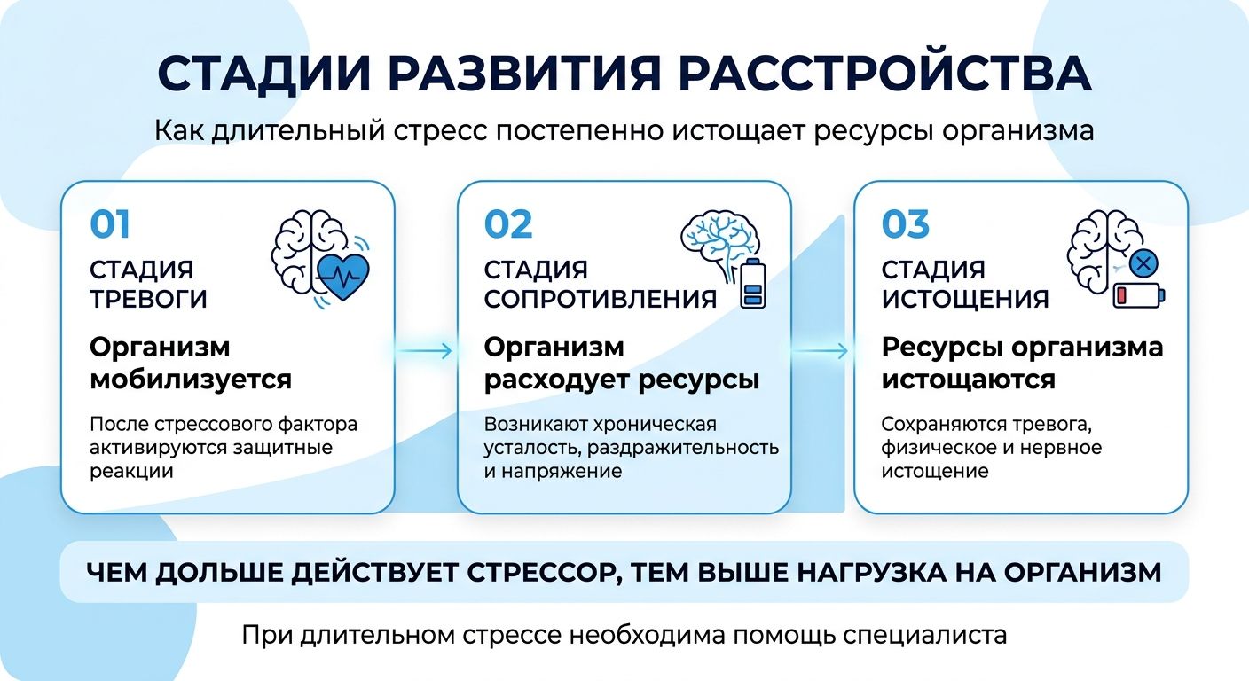Лечение стресса в Первомайске инфографика